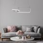 Rabalux Malwen 72368 lampa wisząca 2x36 W biała-chrom zdj.5
