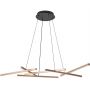 Rabalux Severine 72369 inteligentna lampa wisząca 5x40 W biała-czarna-złota zdj.1