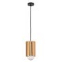 Rabalux Noxelle 72420 lampa wisząca 1x5 W czarna-drewno zdj.3