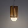 Rabalux Noxelle 72420 lampa wisząca 1x5 W czarna-drewno zdj.4