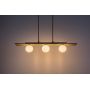Rabalux Noxelle 72421 lampa wisząca 3x5 W czarna-drewno zdj.6