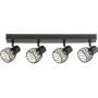 Rabalux Aberama 73004 lampa podsufitowa 4x10 W czarna zdj.1