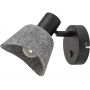 Rabalux Farelia 73005 kinkiet 1x10 W czarny-szary zdj.1