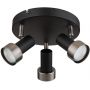 Rabalux Konrad 73013 lampa podsufitowa 3x50 W srebrny zdj.1