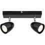 Rabalux Perico 73017 lampa podsufitowa 2x5 W czarna zdj.1