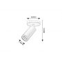 Rabalux Senobia 73033 lampa podsufitowa 1x35 W czarna zdj.2