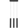 Rabalux Senobia 73037 lampa wisząca 3x5 W czarna zdj.1
