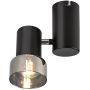 Rabalux Hatice 73052 lampa podsufitowa 1x15 W czarna-przydymiona zdj.4