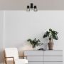 Rabalux Hatice 73053 lampa podsufitowa 2x15 W czarna-przydymiona zdj.7