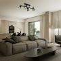 Rabalux Hatice 73054 lampa podsufitowa 4x15 W czarna-przydymiona zdj.3