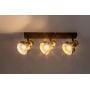 Rabalux Saskia 73057 lampa podsufitowa 3x15 W czarna-drewno zdj.4