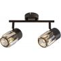Rabalux Venaro 73060 lampa podsufitowa 2x15 W czarna-przezroczysta zdj.3