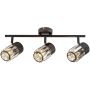 Rabalux Venaro 73061 lampa podsufitowa 3x15 W czarna-przezroczysta zdj.3