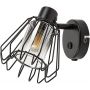 Rabalux Emerencia 73067 kinkiet 1x40 W czarny-przydymiony zdj.1