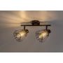Rabalux Emerencia 73068 lampa podsufitowa 2x40 W czarna-przydymiona zdj.3