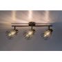 Rabalux Emerencia 73069 lampa podsufitowa 3x40 W czarna-przydymiona zdj.3