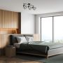 Rabalux Emerencia 73069 lampa podsufitowa 3x40 W czarna-przydymiona zdj.4
