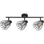 Rabalux Emerencia 73069 lampa podsufitowa 3x40 W czarna-przydymiona zdj.1