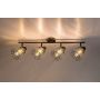 Rabalux Emerencia 73070 lampa podsufitowa 4x40 W czarna-przydymiona zdj.3