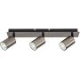 Rabalux Gerhard 73073 lampa podsufitowa 3x15 W szara zdj.1