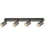 Rabalux Gerhard 73074 lampa podsufitowa 4x15 W szara zdj.3