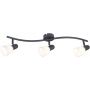 Rabalux Soma 73093 lampa podsufitowa 3x40 W czarna zdj.1