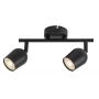 Rabalux Lianet 73102 lampa podsufitowa 2x15 W czarna zdj.1