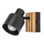 Rabalux Noxelle 73420 kinkiet 1x10 W czarny-drewno zdj.3