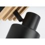Rabalux Noxelle 73421 lampa podsufitowa 2x10 W czarna-drewno zdj.5
