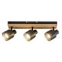 Rabalux Noxelle 73422 lampa podsufitowa 3x10 W czarna-drewno zdj.1