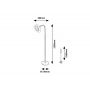 Rabalux Venturo 74031 lampa stojąca 1x20 W czarna zdj.2