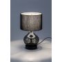 Rabalux Pirelo 74034 lampa stołowa 1x25 W czarna-przydymiona zdj.3
