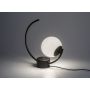 Rabalux Mesiro 74035 lampa stołowa 1x25 W biała-czarna zdj.3