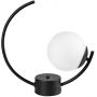 Rabalux Mesiro 74035 lampa stołowa 1x25 W biała-czarna zdj.1