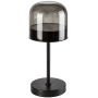 Rabalux Xelira 74037 lampa stołowa 1x13 W czarna-przydymiona zdj.1