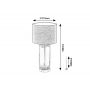 Rabalux Rien 74049 lampa stołowa 1x60 W szara zdj.2