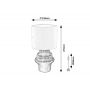Rabalux Glimo 74058 lampa stołowa 1x40 W biała-czarna zdj.2