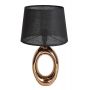 Rabalux Dalora 74063 lampa stołowa 1x25 W czarna-brązowa zdj.2