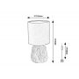 Rabalux Nalisa 74066 lampa stołowa 1x40 W czarna zdj.2