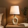 Rabalux Madelor 74079 lampa stołowa 1x25 W beżowa zdj.4
