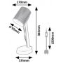 Rabalux Solvet 74087 lampa biurkowa 1x11 W zielona zdj.2