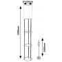 Rabalux Bronn 74106 lampa stojąca 1x40 W czarna zdj.2