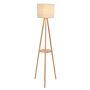 Rabalux Trevia 74108 lampa stojąca 1x40 W drewno zdj.1