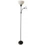 Rabalux Action 74109 lampa stojąca 2x60 W czarna zdj.1