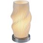 Rabalux Tiana 74189 lampa stołowa 1x25 W biała-chrom zdj.3