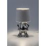 Rabalux Smurfy 74216 lampa stołowa 1x40 W srebrna-kremowa zdj.3