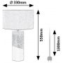 Rabalux Yelda 74219 lampa stołowa 1x40 W złota-brązowa zdj.2