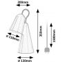 Rabalux Rabal 74224 lampa biurkowa 1x4 W różowa zdj.2