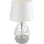 Rabalux Apolonia 74227 lampa stołowa 1x40 W biała-przezroczysta zdj.1