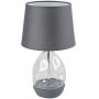 Rabalux Apolonia 74228 lampa stołowa 1x40 W przezroczysta-popielata zdj.1